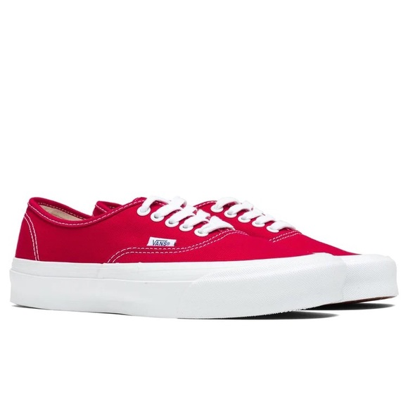 NWT Vans Vault OG Authentic LX in red / true white - Picture 6 of 16
